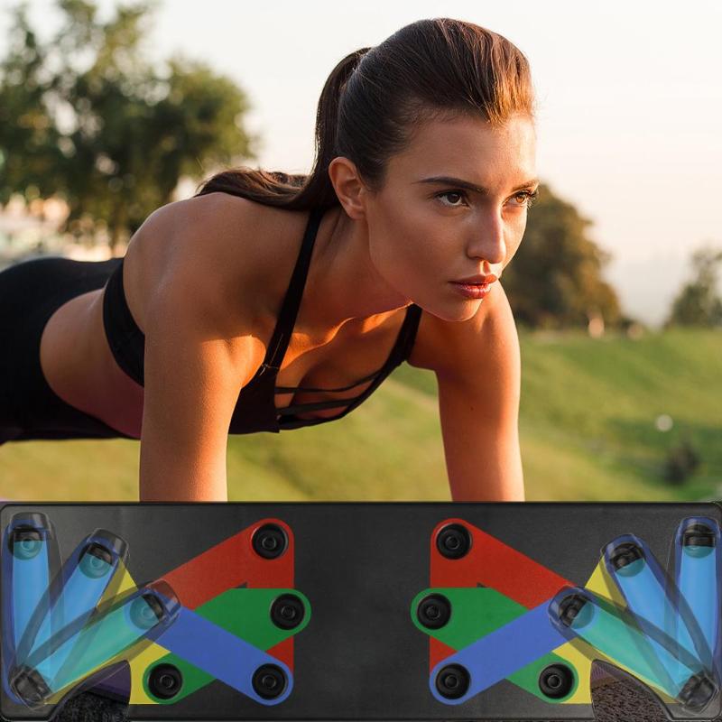 Push Up Rack Edge 9 in 1 Body Building Exercise Fitness Tools Babae Lalaki Push-Up Display Shelves at Raisers Para sa GYM Training Body drop shipping