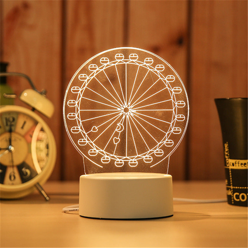 Bedroom bedside creative electronic night light