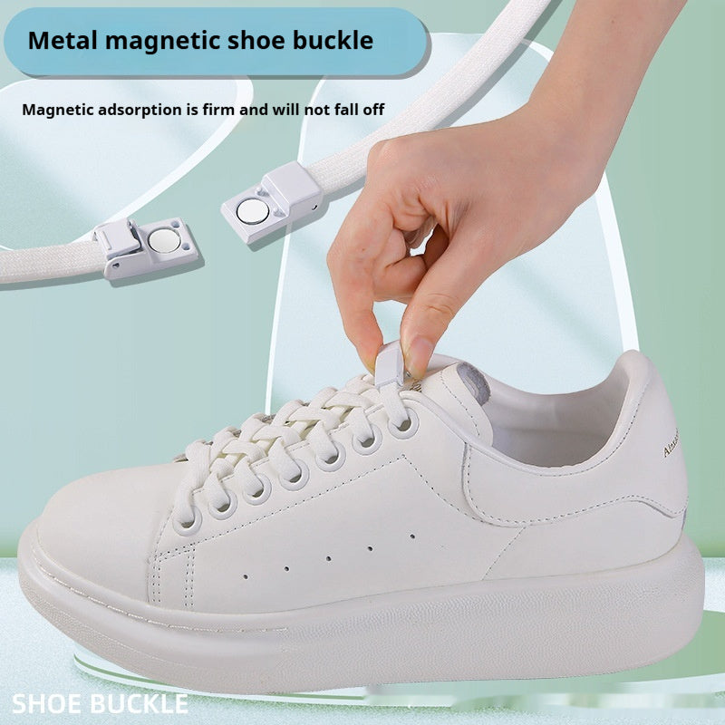 Free Shoelace For Lazy People Magnetic Buckle Men And Women