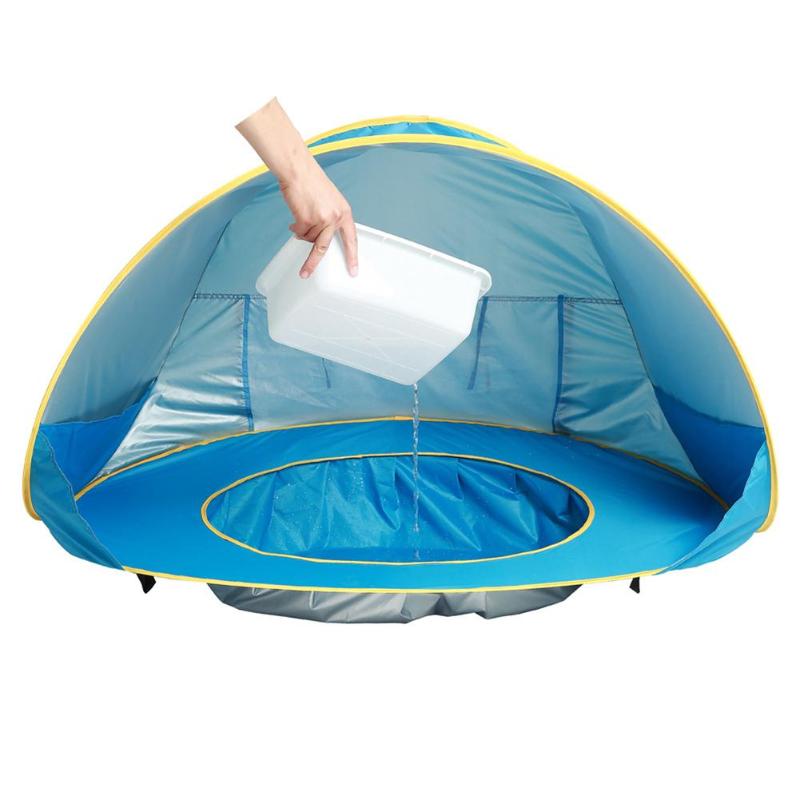 Baby Beach Tent Portable Shade Pool UV Protection Sun Shelter For Infant Outdoor Toys Child Swimming Pool Play House Tent Toys