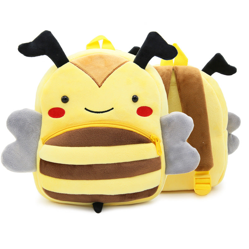 Mga Cute Plush Backpacks Kindergarten Cartoon School Bags Bag na Mga Laruan ng Bata