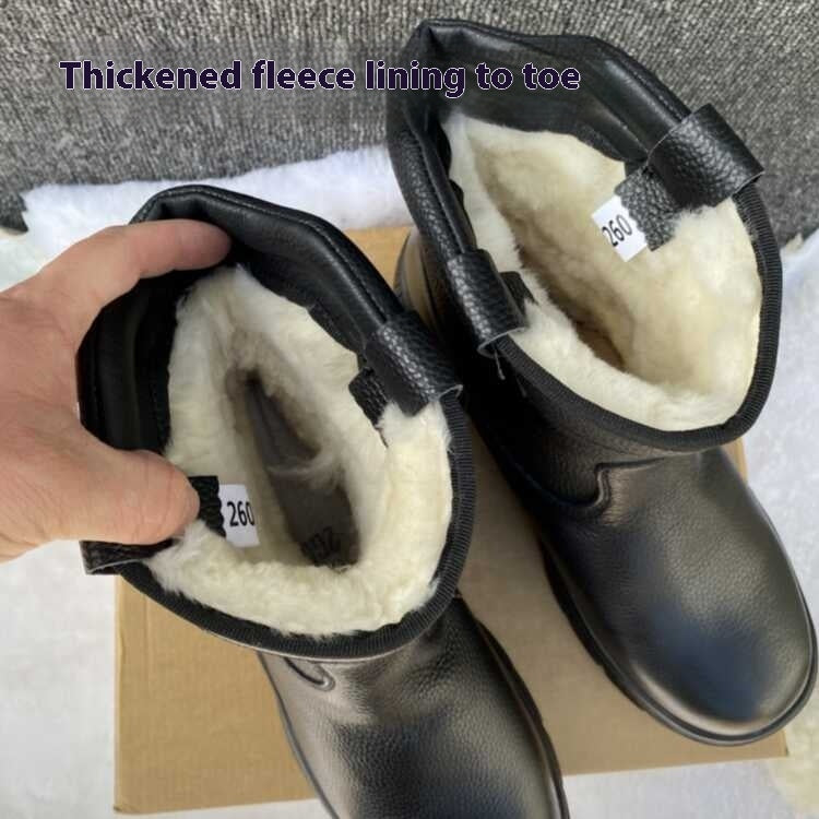 Minus 40 Degrees Cold-proof Cotton-padded Shoes Waterproof Non-slip Thick Boots