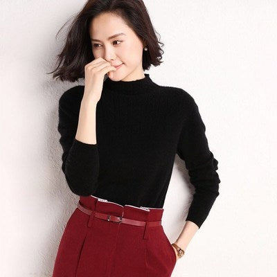 Women's Long-sleeved Pullover Slim Fit Slimming