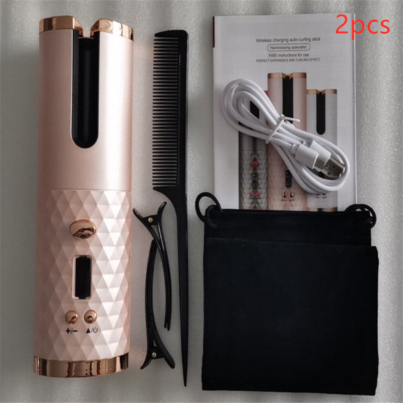 Multifunctional na Awtomatikong Wireless Curling Iron 