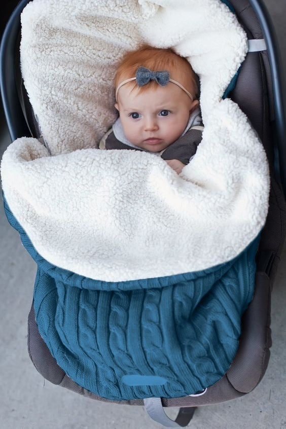 Saco de dormir para carrito de bebé, cuerpo de invierno, mantiene el calor