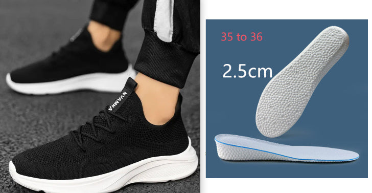 Breathable White Mesh Men's Casual Sneaker