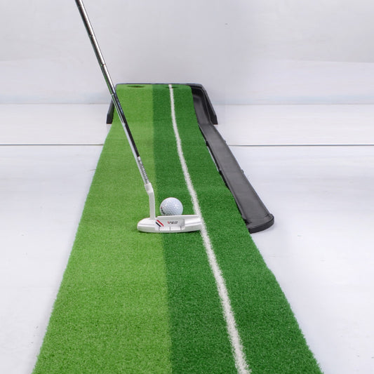 2.5M3M Golf Putting Mat Golf Putter Trainer Green Putter Alfombra Juego de práctica