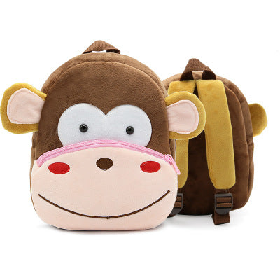 Mga Cute Plush Backpacks Kindergarten Cartoon School Bags Bag na Mga Laruan ng Bata