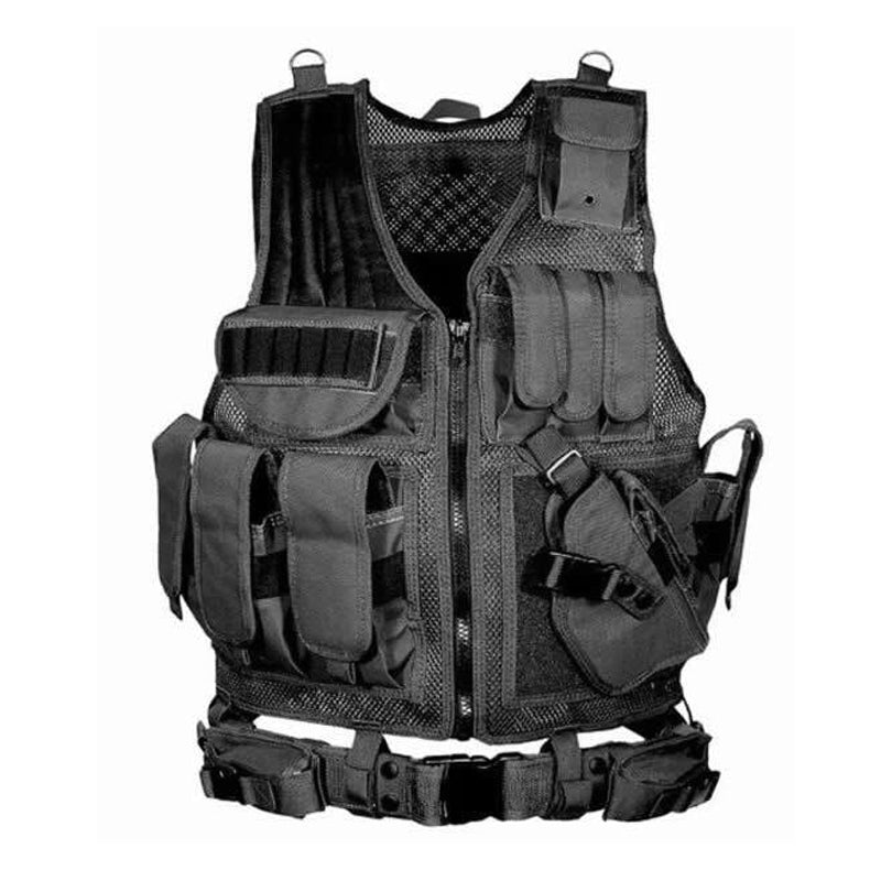 Tactical Vest Military Combat Army Armor Vests Molle Airsoft Plate Carrier Swat Vest Outdoor Hunting Fishing CS Training Vest