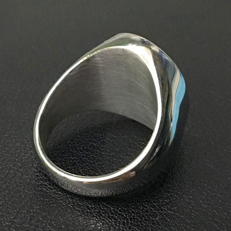 Masonic Titanium Steel Ring European and American Religious Society Titanium Steel Jewelry