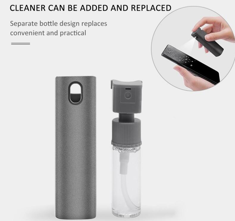 2 In 1 Phone Computer Screen Cleaner Kit Para sa Screen Dust Removal Microfiber Cloth Set