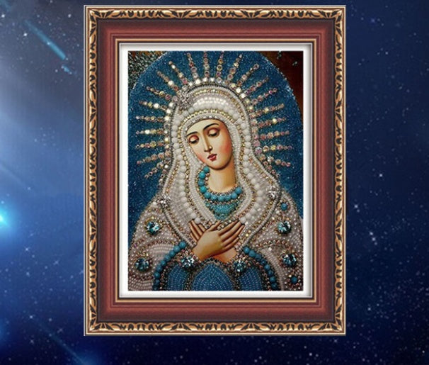 5D Diamond Painting Russian Religious  Virgin Mary Christianity