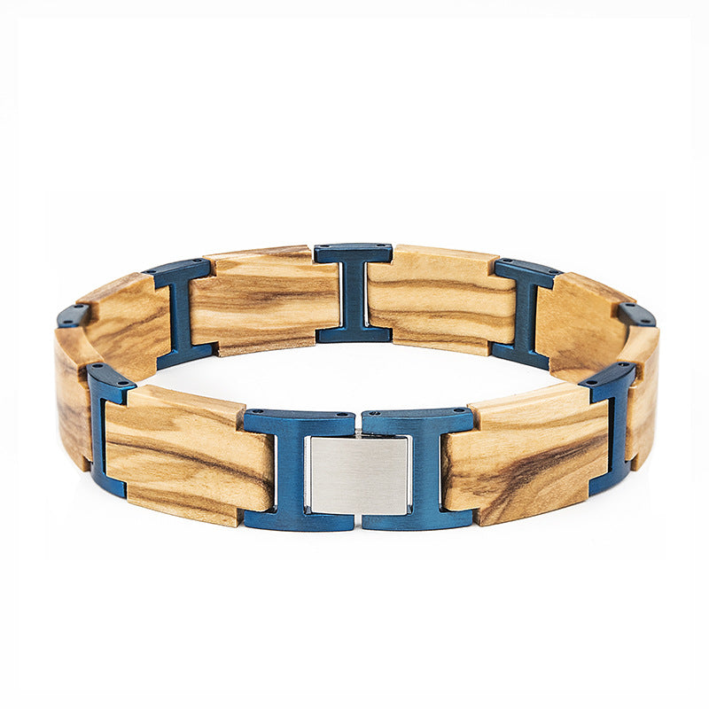 Pulsera de madera para pareja de hombres y mujeres.