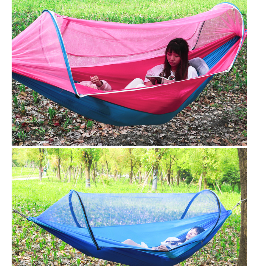 2 Tao Portable Outdoor Mosquito Parachute Hammock