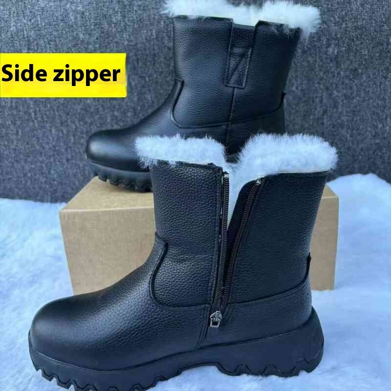 Minus 40 Degrees Cold-proof Cotton-padded Shoes Waterproof Non-slip Thick Boots