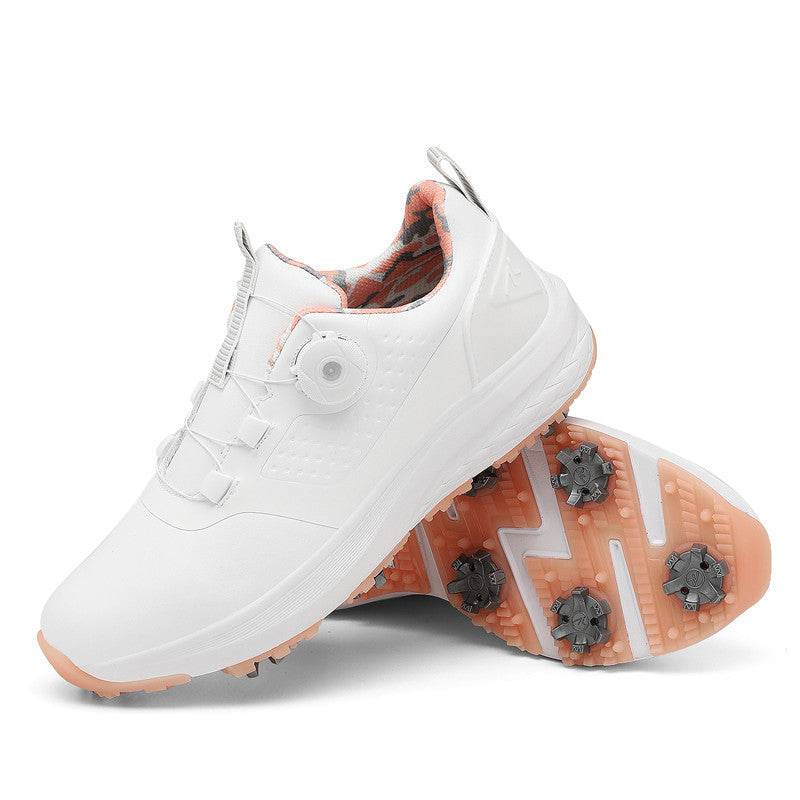 Golf Shoe Couple Waterproof Track Spikes Shoes