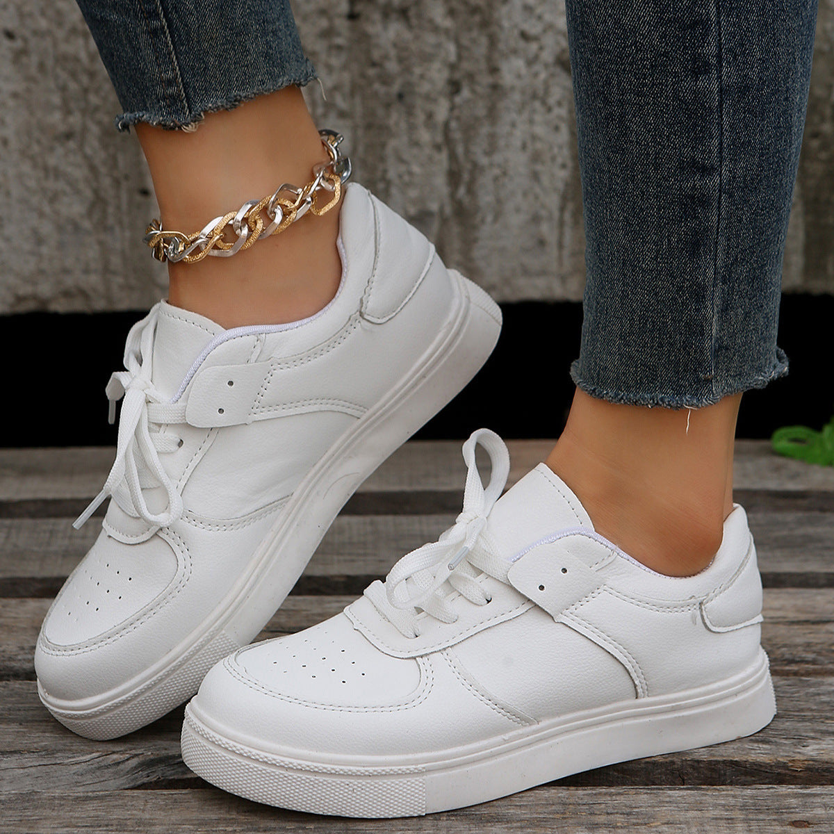 Solid Color Female Casual Sports Single-layer Shoes