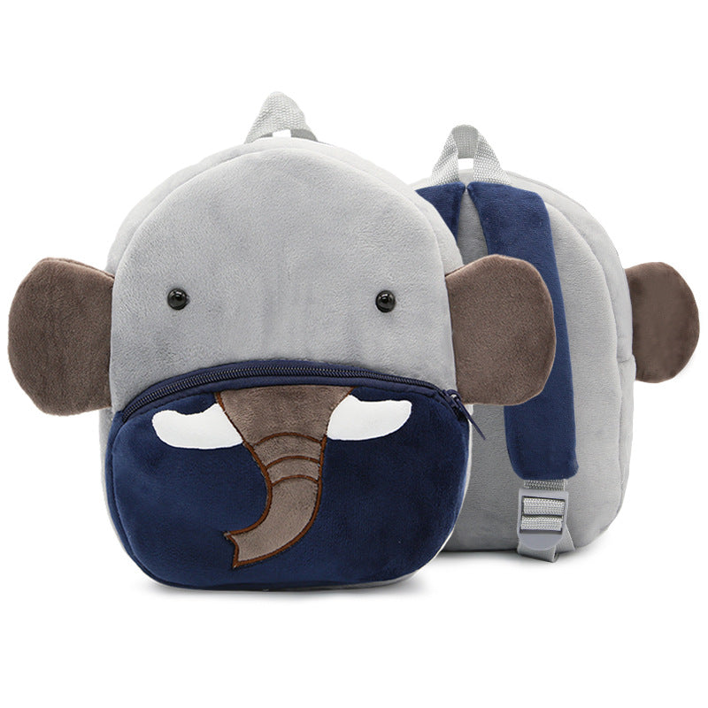 Mga Cute Plush Backpacks Kindergarten Cartoon School Bags Bag na Mga Laruan ng Bata