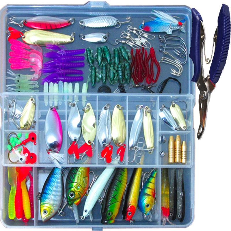 132 Pcs Fishing Lures Set Mixed Minnow Hooks Fish Lure Kit Sa Kahon Artificial Bait Fishing