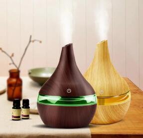 Wood grain tip humidifier air purifier