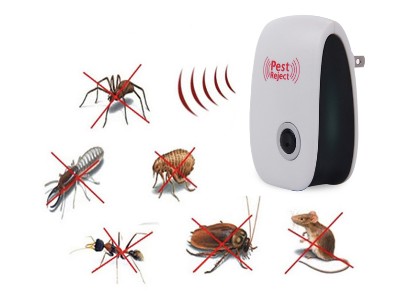 Repelente electrónico ultrasónico, saludable, recargable, antimosquitos, plagas de insectos, repelente de ratones, práctico enchufe EUUS para el hogar