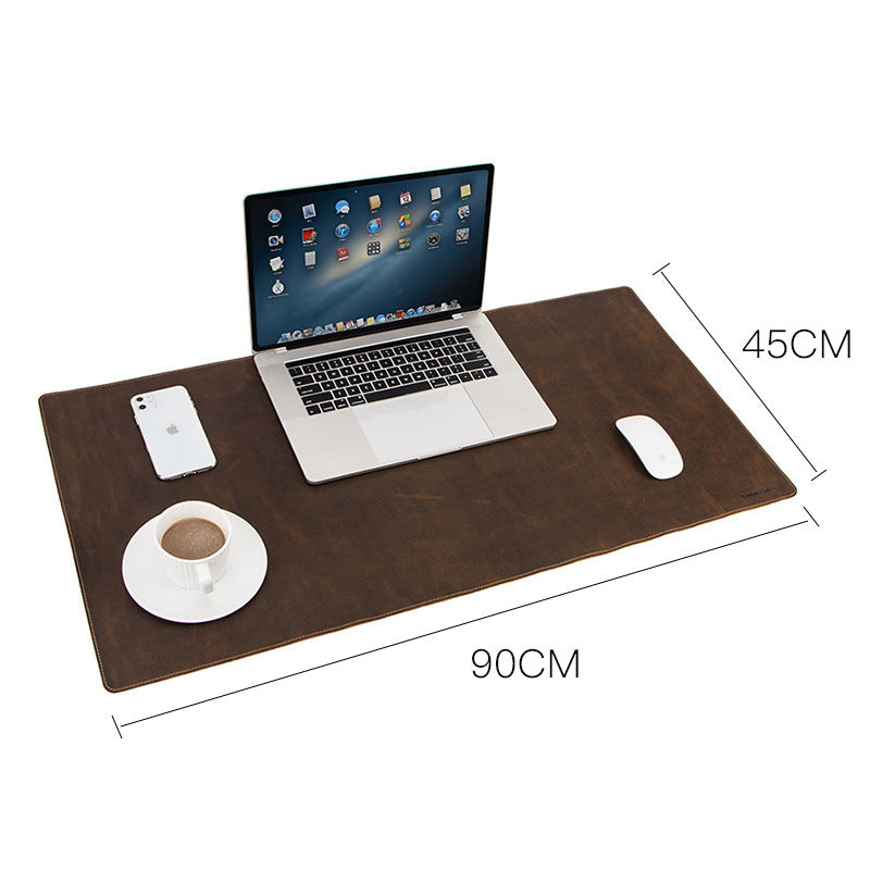 Napakalaking non-slip na desktop computer desk leather pad