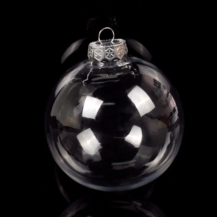 Transparent christmas ball