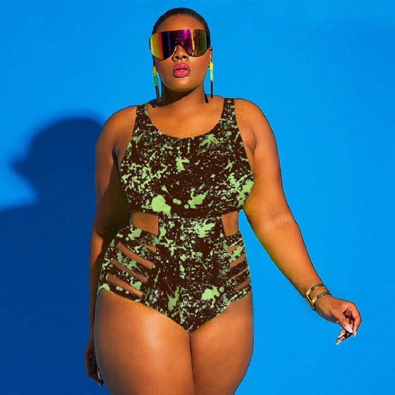 Pambabaeng plus size na swimsuit