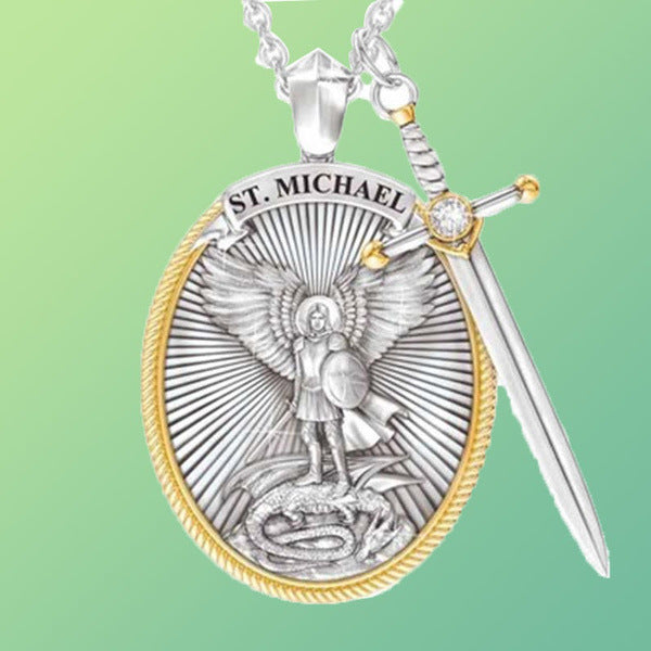 Protection Shield Western Mythology Faith Necklace