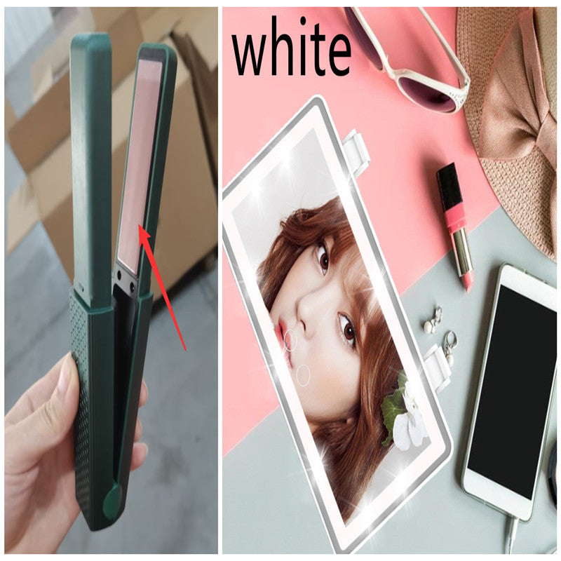 Hair Straightener Cordless Usb Hair Straightener Mini Ceramics Hair Curler 3 Constant Temperature Portable Flat Iron Para sa Paglalakbay