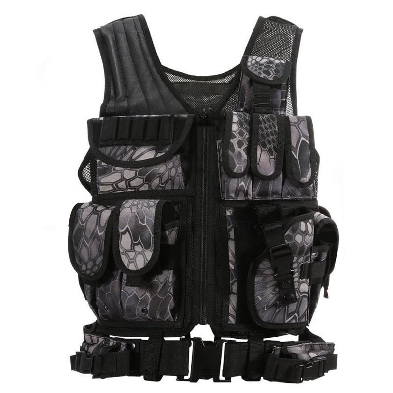 Tactical Vest Military Combat Army Armor Vests Molle Airsoft Plate Carrier Swat Vest Outdoor Hunting Fishing CS Training Vest