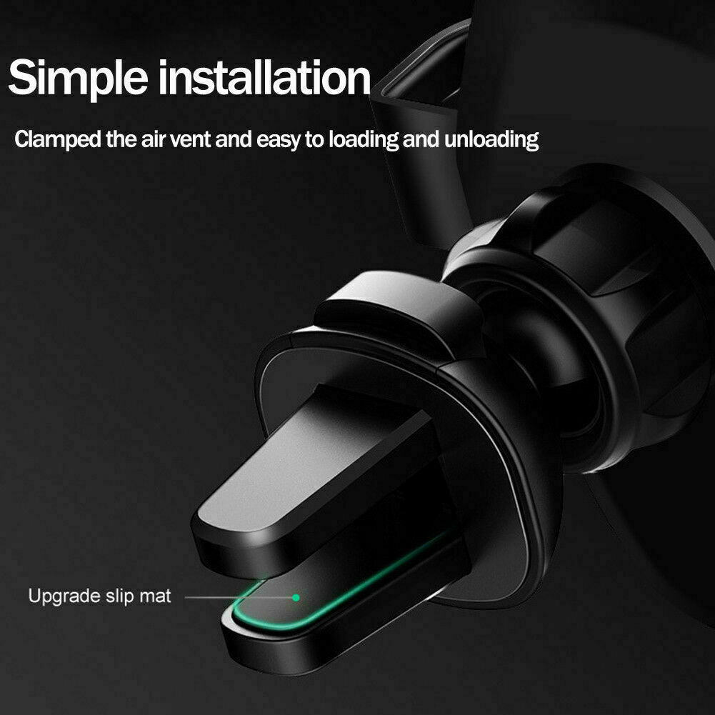 10W QI Wireless Fast Car Charger Mount Holder Stand Awtomatikong Clamping Charging