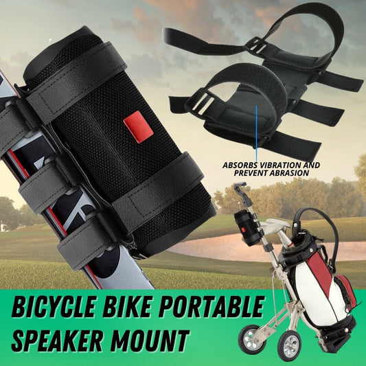 Soporte de Altavoz Bluetooth portátil para bicicleta, accesorios de correa para bicicleta y carrito de Golf