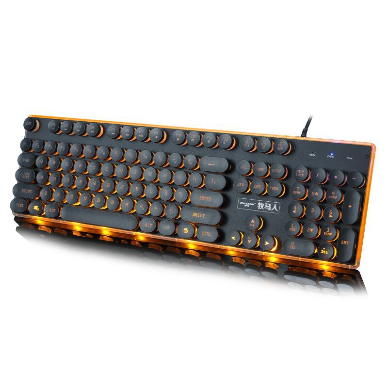 Kumikinang na wired keyboard gaming computer USB