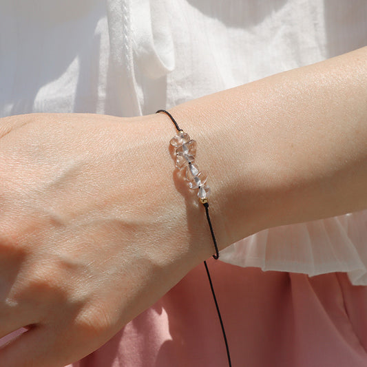 Natural Crystal Gravel Bracelet For Women