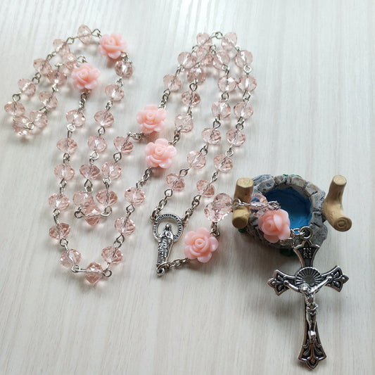 Cross Necklace Religious Female Pendant Chain