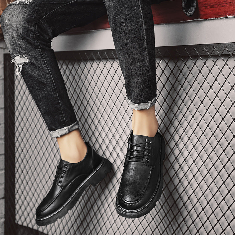 British Casual Low-top Martin Boots Leather Shoes