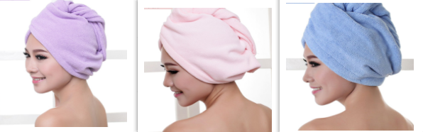 Gorro secador de pelo para mujer, toalla absorbente para cabello seco