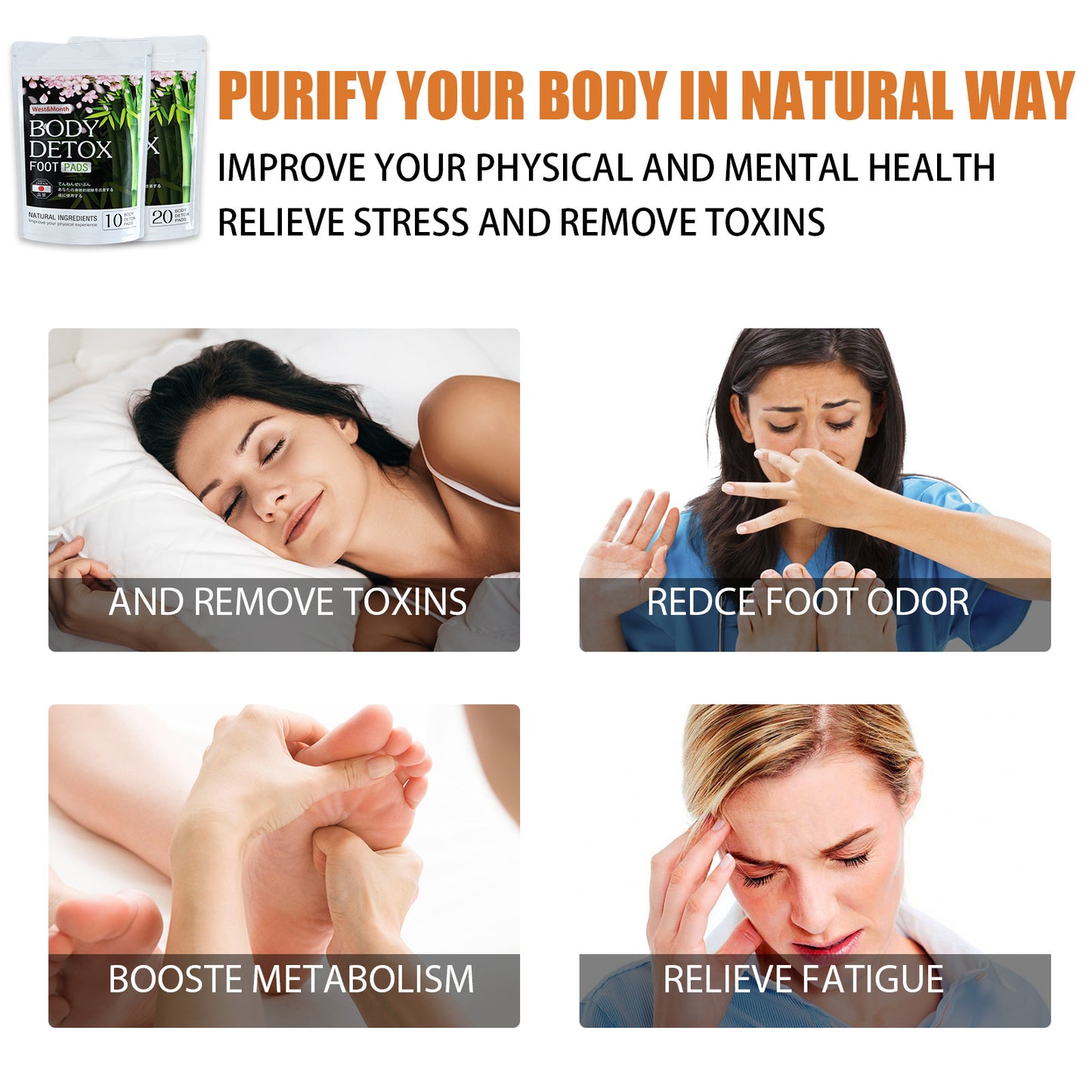 Natural Herbal Foot Patch For Beauty And Sleep