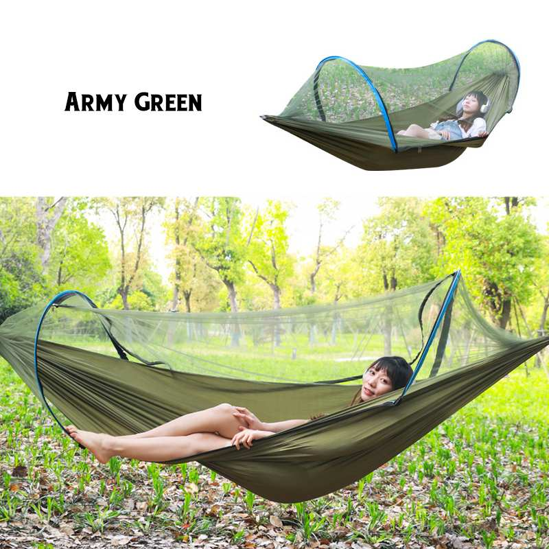 2 Tao Portable Outdoor Mosquito Parachute Hammock