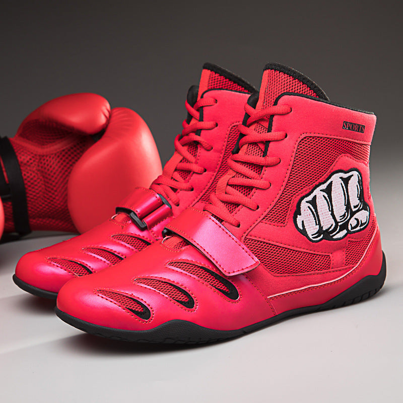 Ultra-light Non-slip Breathable Boxing Wrestling Fighting Shoes