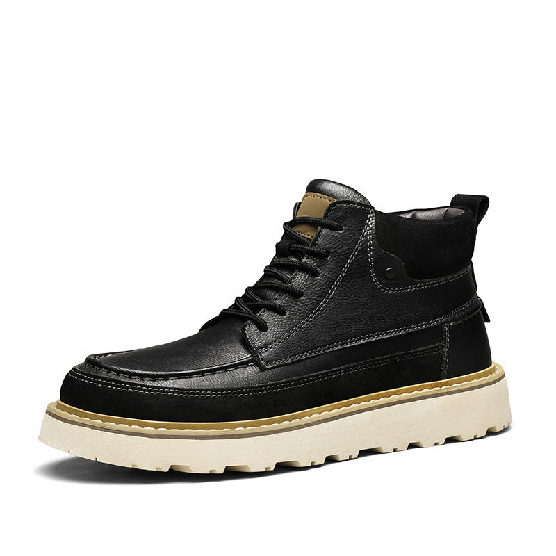 Retro Platform Men's Short Martin Boots