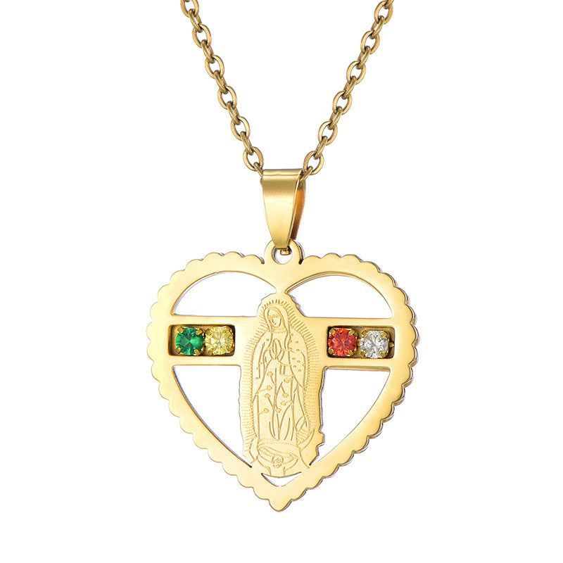 Our Lady Of Guadalupe Necklace Religious Jewelry