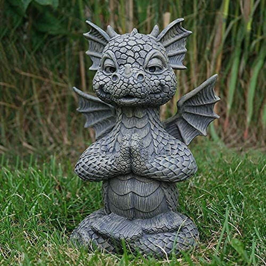 Garden Meditation Prayer Resin Decorative Statue