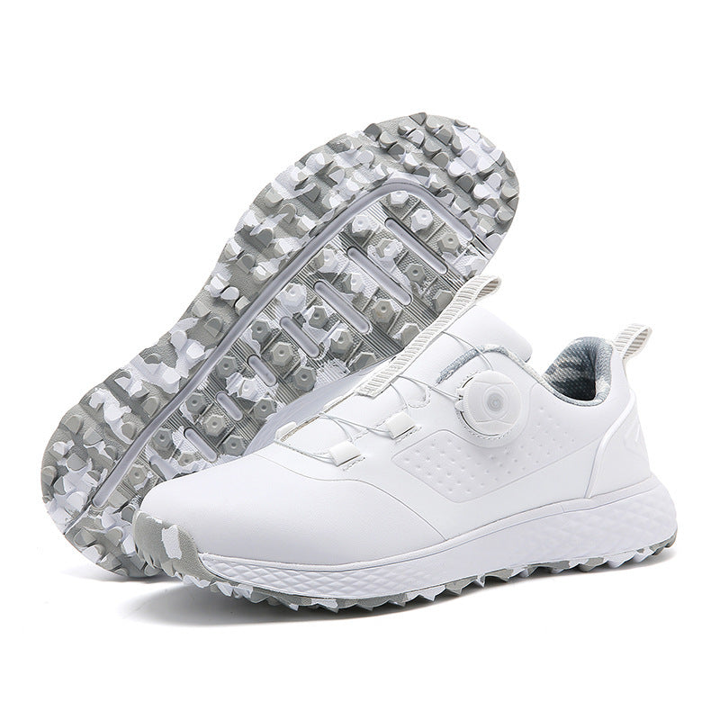 Golf Shoe Couple Waterproof Track Spikes Shoes