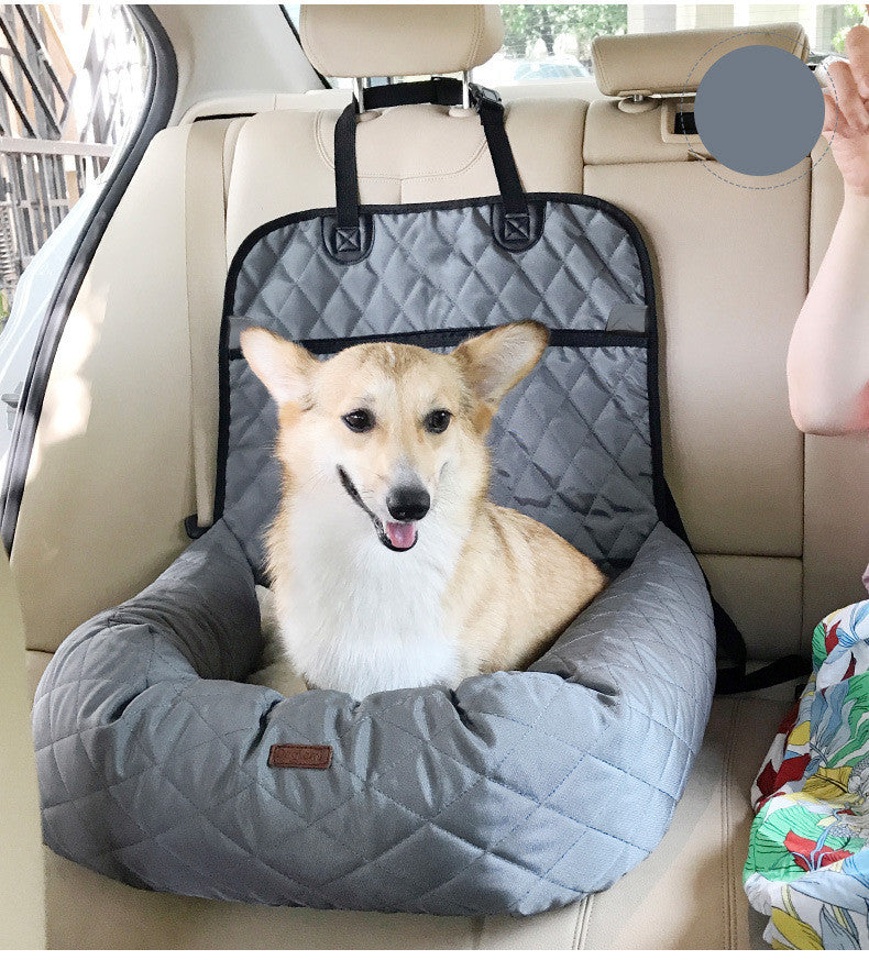 2 In 1 Pet Dog Carrier Folding Car Seat Pad Makapal na Multi-purpose Pet Bed Dog Car Mattress Mga Supply para sa Alagang Hayop