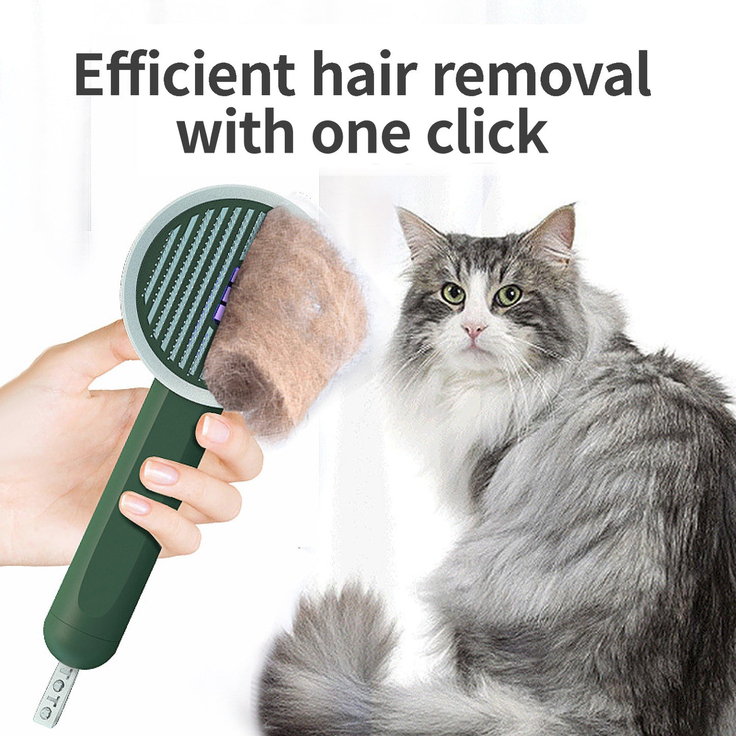 Pet Germicidal Sterilizing Comb Usb Rechargeable Cat Dog Automatic Hair Removal Brush Floating Beauty Comb Grooming Tool 