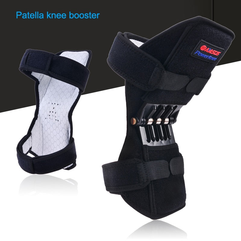 High Quality Knee Brace Patella Booster Spring Knee Brace Support For Mountaineering Squat Sports Knee Booster