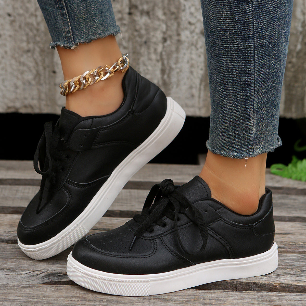 Solid Color Female Casual Sports Single-layer Shoes