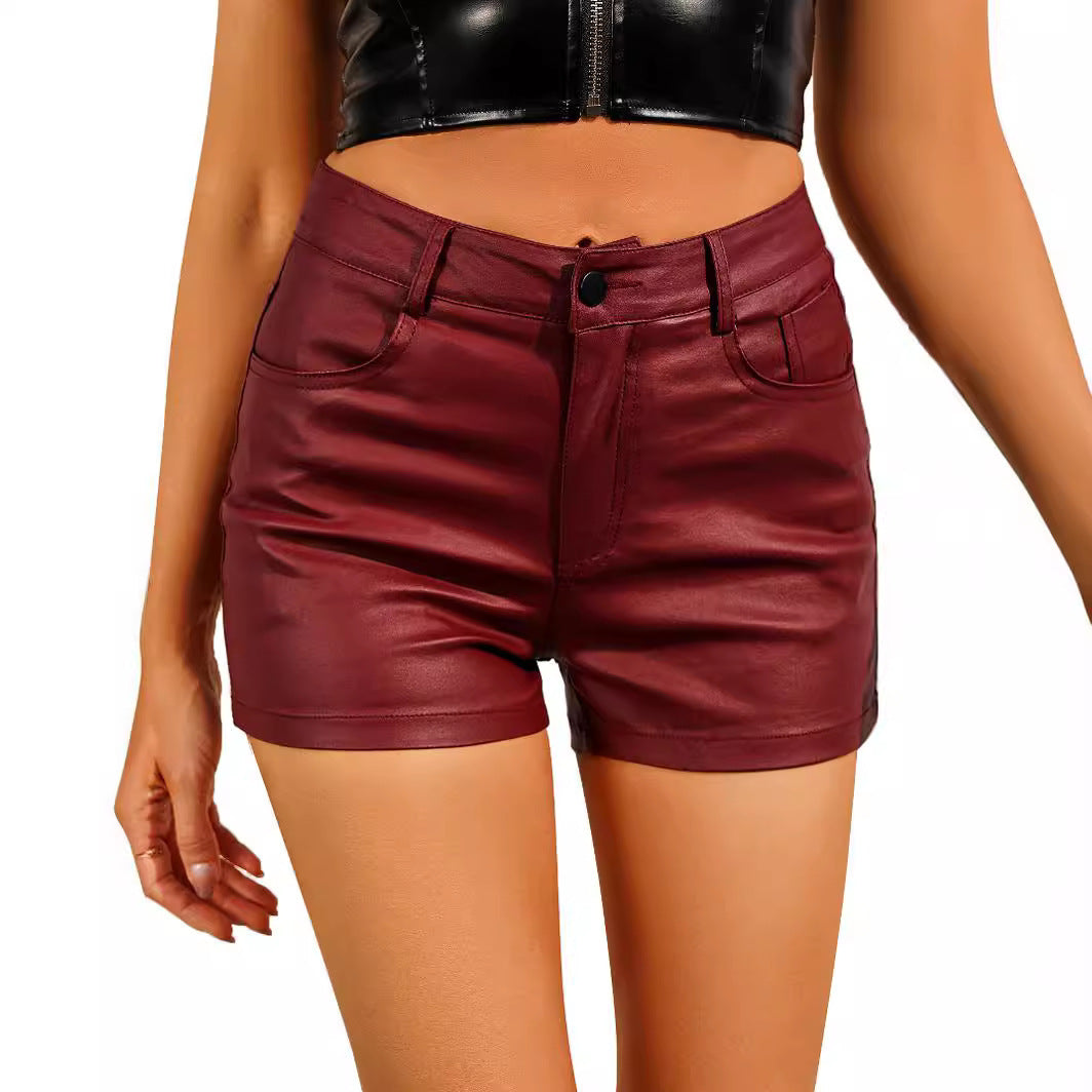 Tight Slimming High Waist Fashion Temperament Wild Women's Shorts